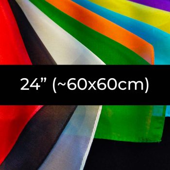 Foulard in pura seta 60x60cm 24”