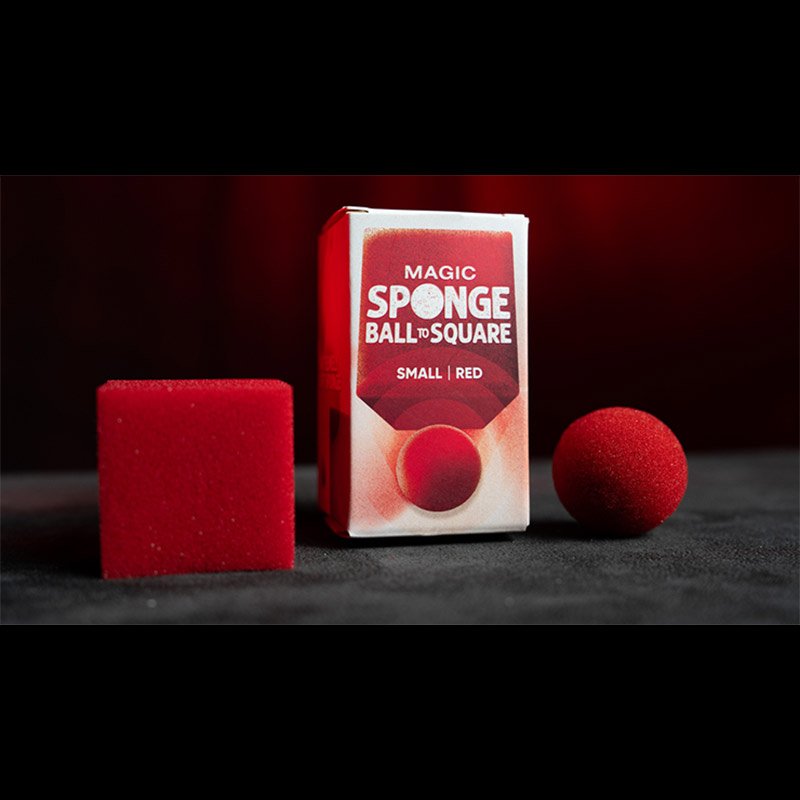 Magic Sponge Ball to Square SMALL RED